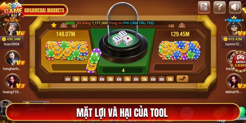 Điểm lợi và hại có trong công cụ tool tài xỉu 68 game bài