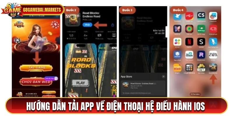 Hướng dẫn tải app về điện thoại hệ điều hành iOS