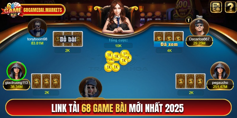 Link Tải 68 Game Bài Mới Nhất An Toàn Không Bị Chặn Năm 2025